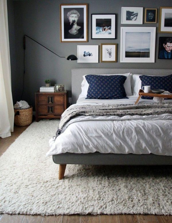 A good rug can work wonders for your bedroom.