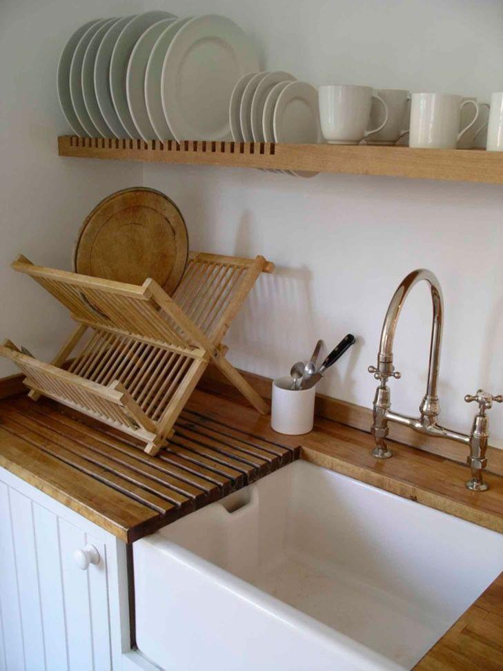 Sink, Plates and Plate Rack